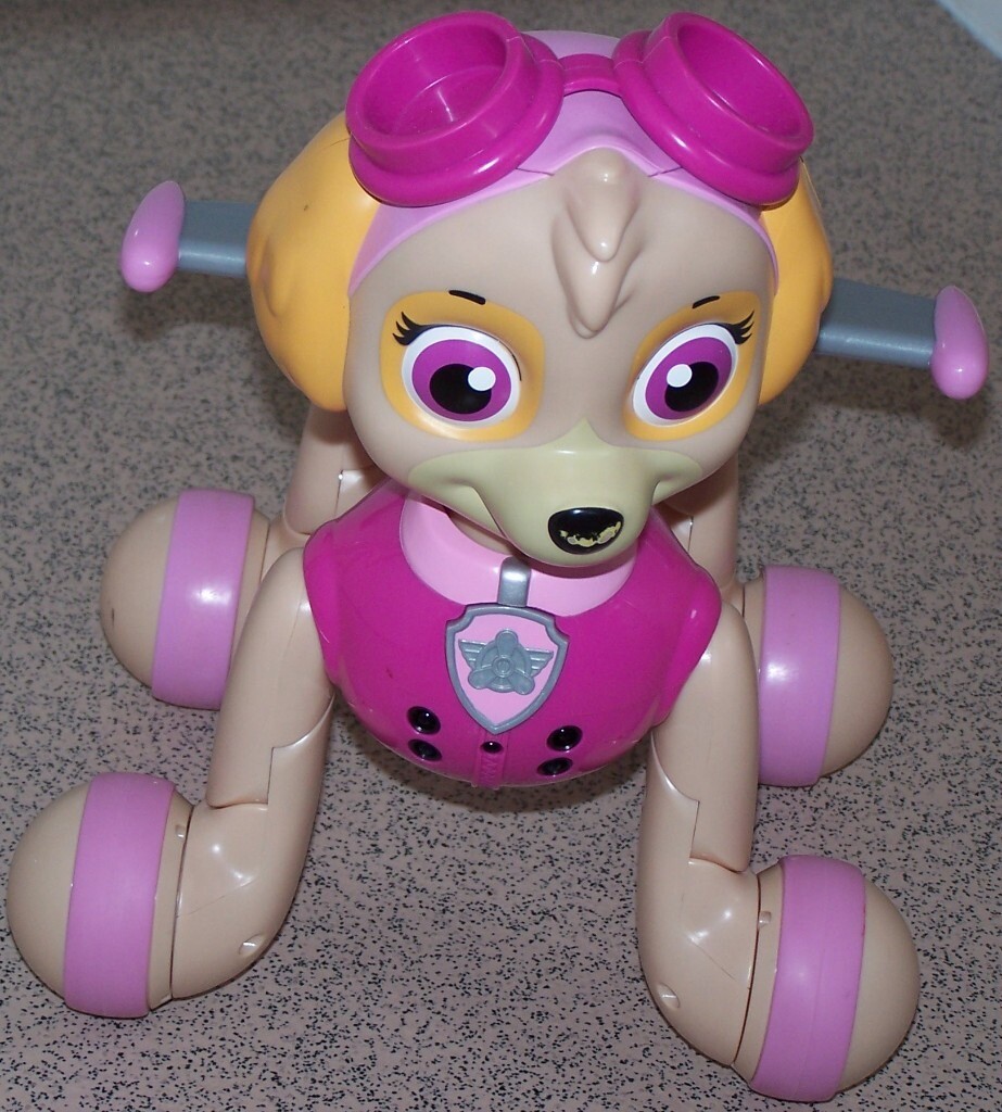 paw patrol zoomer skye interactive pup